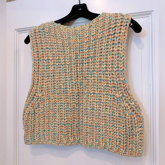 NWT  Free People crochet hoopla vest knit crop tank - Picture 3 of 11